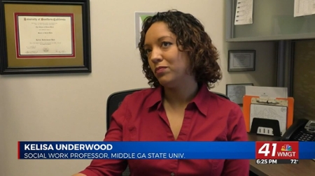 Kelisa Underwood, lecturer of social work at Middle Georgia State University